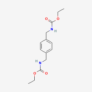 molecular formula C14H20N2O4 B4583157 diethyl [1,4-phenylenebis(methylene)]biscarbamate 