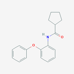molecular formula C18H19NO2 B458317 N-(2-phenoxyphenyl)cyclopentanecarboxamide CAS No. 519146-30-6
