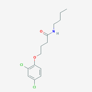 molecular formula C14H19Cl2NO2 B4583174 N-丁基-4-(2,4-二氯苯氧基)丁酰胺 