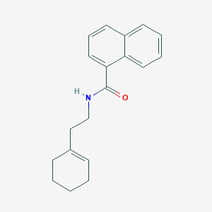 molecular formula C19H21NO B458323 N-[2-(1-cyclohexen-1-yl)ethyl]-1-naphthamide 