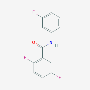 molecular formula C13H8F3NO B4583277 2,5-二氟-N-(3-氟苯基)苯甲酰胺 