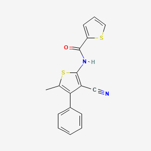 N-(3-cyano-5-methyl-4-phenyl-2-thienyl)-2-thiophenecarboxamide