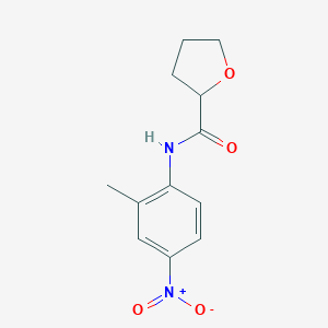 molecular formula C12H14N2O4 B458330 N-(2-methyl-4-nitrophenyl)tetrahydro-2-furancarboxamide 