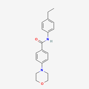 molecular formula C19H22N2O2 B4583305 N-(4-ethylphenyl)-4-(4-morpholinyl)benzamide 
