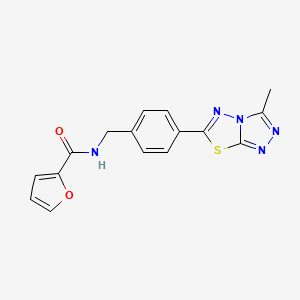 N-[4-(3-methyl[1,2,4]triazolo[3,4-b][1,3,4]thiadiazol-6-yl)benzyl]-2-furamide