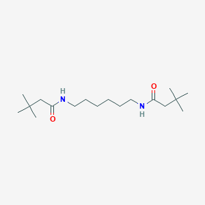 molecular formula C18H36N2O2 B458368 N-{6-[(3,3-dimethylbutanoyl)amino]hexyl}-3,3-dimethylbutanamide 
