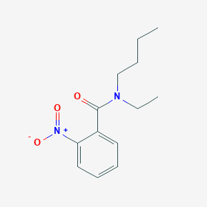 molecular formula C13H18N2O3 B4583681 N-butyl-N-ethyl-2-nitrobenzamide 