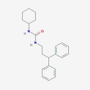 molecular formula C22H28N2O B458378 1-Cyclohexyl-3-(3,3-diphenylpropyl)urea 