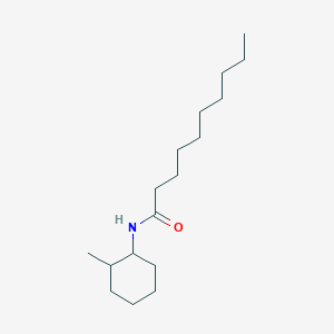 molecular formula C17H33NO B458381 N-(2-methylcyclohexyl)decanamide 