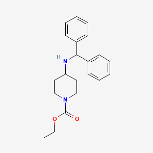 ethyl 4-[(diphenylmethyl)amino]-1-piperidinecarboxylate