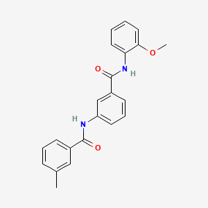 N-(3-{[(2-methoxyphenyl)amino]carbonyl}phenyl)-3-methylbenzamide