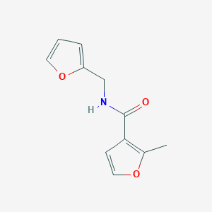 molecular formula C11H11NO3 B458390 N-(2-furylmethyl)-2-methyl-3-furamide CAS No. 117534-38-0