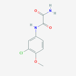 molecular formula C9H9ClN2O3 B4583916 N-(3-chloro-4-methoxyphenyl)ethanediamide 