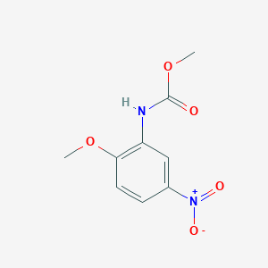 molecular formula C9H10N2O5 B458398 Methyl (2-methoxy-5-nitrophenyl)carbamate CAS No. 63379-21-5