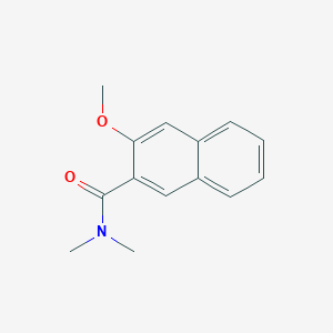 molecular formula C14H15NO2 B4583987 3-methoxy-N,N-dimethyl-2-naphthamide 