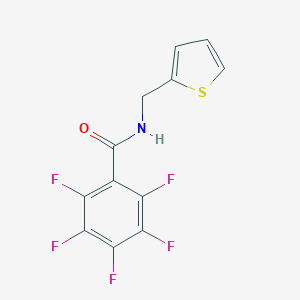 2,3,4,5,6-pentafluoro-N-(2-thienylmethyl)benzamide