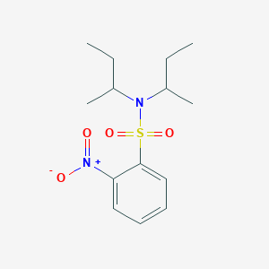 molecular formula C14H22N2O4S B458409 N,N-di(butan-2-yl)-2-nitrobenzenesulfonamide 