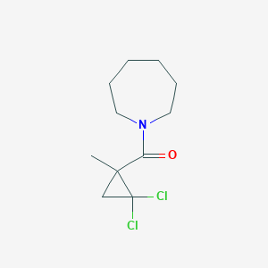 molecular formula C11H17Cl2NO B458413 1-[(2,2-Dichloro-1-methylcyclopropyl)carbonyl]azepane CAS No. 515859-72-0