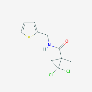 molecular formula C10H11Cl2NOS B458414 2,2-dichloro-1-methyl-N-(2-thienylmethyl)cyclopropanecarboxamide 