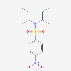 molecular formula C14H22N2O4S B458417 N,N-di(butan-2-yl)-4-nitrobenzenesulfonamide 