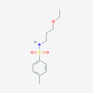 molecular formula C12H19NO3S B4584180 N-(3-乙氧基丙基)-4-甲基苯磺酰胺 CAS No. 570418-53-0