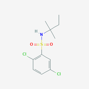 molecular formula C11H15Cl2NO2S B458421 2,5-dichloro-N-(tert-pentyl)benzenesulfonamide 