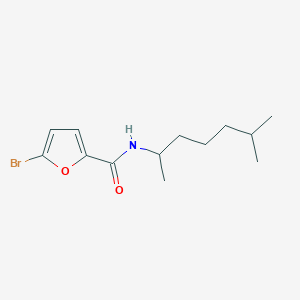 molecular formula C13H20BrNO2 B458423 5-bromo-N-(6-methylheptan-2-yl)furan-2-carboxamide 