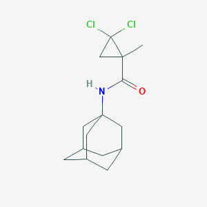 molecular formula C15H21Cl2NO B458424 N-(1-adamantyl)-2,2-dichloro-1-methylcyclopropanecarboxamide 
