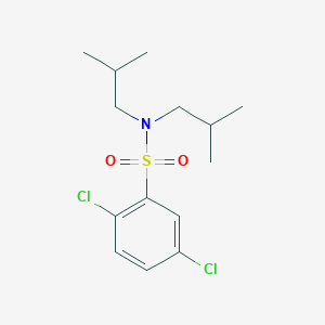 molecular formula C14H21Cl2NO2S B458433 2,5-dichloro-N,N-diisobutylbenzenesulfonamide 