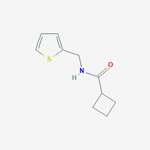 molecular formula C10H13NOS B458441 N-(thiophen-2-ylmethyl)cyclobutanecarboxamide 