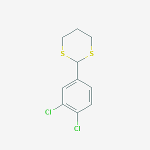 molecular formula C10H10Cl2S2 B458450 2-(3,4-Dichlorophenyl)-1,3-dithiane CAS No. 58928-92-0