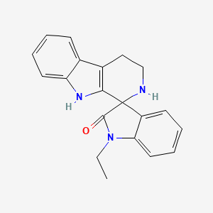 molecular formula C20H19N3O B4584509 1'-ethyl-2,3,4,9-tetrahydrospiro[beta-carboline-1,3'-indol]-2'(1'H)-one 