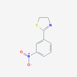molecular formula C9H8N2O2S B458451 2-(3-Nitrophenyl)-4,5-dihydro-1,3-thiazole CAS No. 96159-88-5