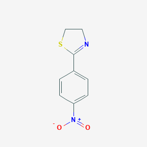 molecular formula C9H8N2O2S B458452 2-(4-Nitrophenyl)-4,5-dihydro-1,3-thiazole CAS No. 2518-13-0