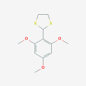 molecular formula C12H16O3S2 B458454 2-(2,4,6-Trimethoxyphenyl)-1,3-dithiolane CAS No. 40770-86-3