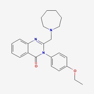 2-(1-azepanylmethyl)-3-(4-ethoxyphenyl)-4(3H)-quinazolinone
