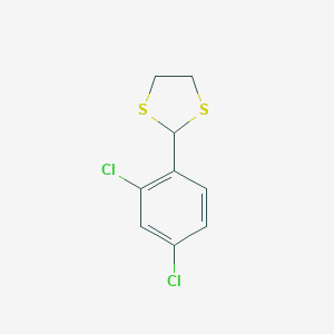 molecular formula C9H8Cl2S2 B458462 2-(2,4-Dichlorophenyl)-1,3-dithiolane CAS No. 83521-72-6