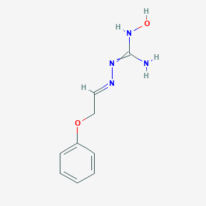 molecular formula C9H12N4O2 B458465 1-hydroxy-2-[(E)-2-phenoxyethylideneamino]guanidine 