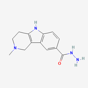 2-methyl-2,3,4,5-tetrahydro-1H-pyrido[4,3-b]indole-8-carbohydrazide