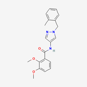 2,3-dimethoxy-N-[1-(2-methylbenzyl)-1H-pyrazol-4-yl]benzamide