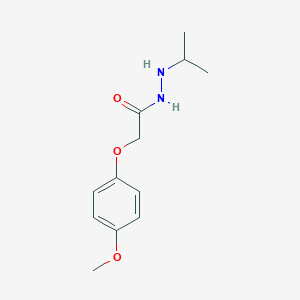molecular formula C12H18N2O3 B458472 N'-isopropyl-2-(4-methoxyphenoxy)acetohydrazide CAS No. 54922-62-2