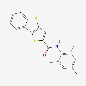 molecular formula C20H17NOS2 B4584737 N-mesitylthieno[3,2-b][1]benzothiophene-2-carboxamide 