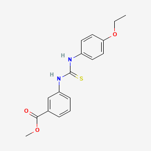 methyl 3-({[(4-ethoxyphenyl)amino]carbonothioyl}amino)benzoate