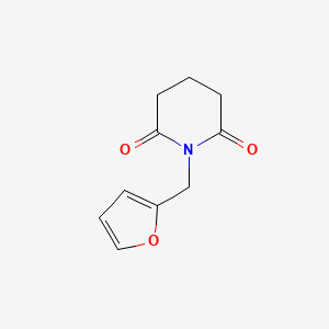 molecular formula C10H11NO3 B4584992 1-(2-furylmethyl)-2,6-piperidinedione 