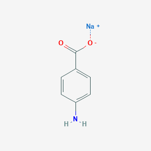 molecular formula C7H6NNaO2 B045850 Sodium 4-aminobenzoate CAS No. 555-06-6