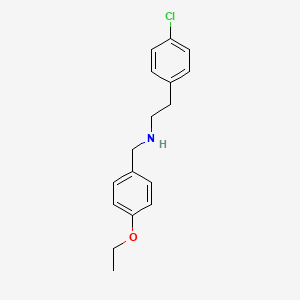 molecular formula C17H20ClNO B4585031 2-(4-chlorophenyl)-N-(4-ethoxybenzyl)ethanamine CAS No. 423739-52-0