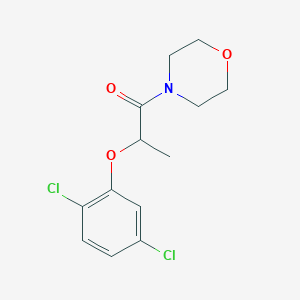 molecular formula C13H15Cl2NO3 B4585161 4-[2-(2,5-dichlorophenoxy)propanoyl]morpholine 