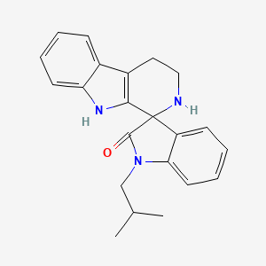 molecular formula C22H23N3O B4585258 1'-isobutyl-2,3,4,9-tetrahydrospiro[beta-carboline-1,3'-indol]-2'(1'H)-one 