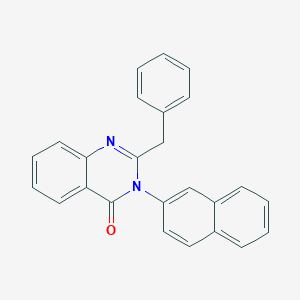 molecular formula C25H18N2O B458533 2-Benzyl-3-naphthalen-2-ylquinazolin-4-one CAS No. 41048-12-8