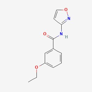 molecular formula C12H12N2O3 B4585376 3-乙氧基-N-3-异恶唑基苯甲酰胺 